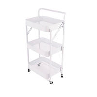 REGAL  Weiß  - Weiß, Basics, Kunststoff/Metall (45/30/87cm)