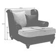 XXL-SESSEL - Beige/Braun, ROMANTIK / LANDHAUS (125/100/140cm) - Landscape