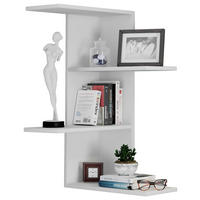 WANDREGAL  - Weiß, MODERN, Holzwerkstoff (45/77/45cm) - MID.YOU