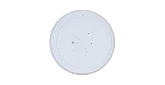 LED-DECKENLEUCHTE 38/8 cm - Alabasterfarben/Weiß, Basics, Kunststoff/Metall (38/8cm) - Boxxx