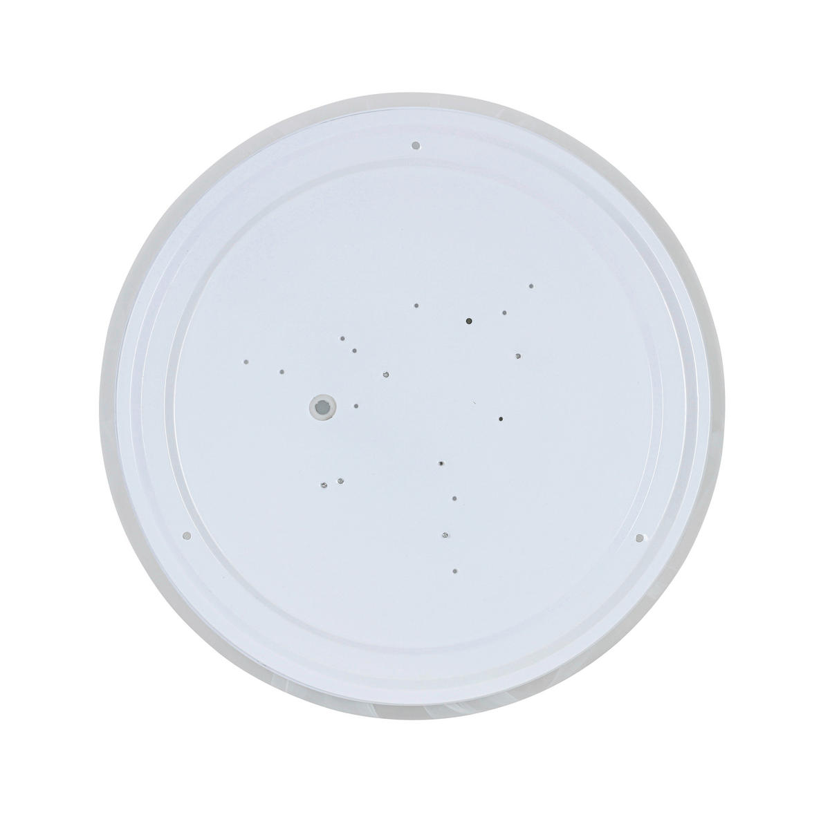 STROPNÍ LED SVÍTIDLO, 38/8 cm  - bílá/alabastrová, Basics, kov/plast (38/8cm) - Boxxx
