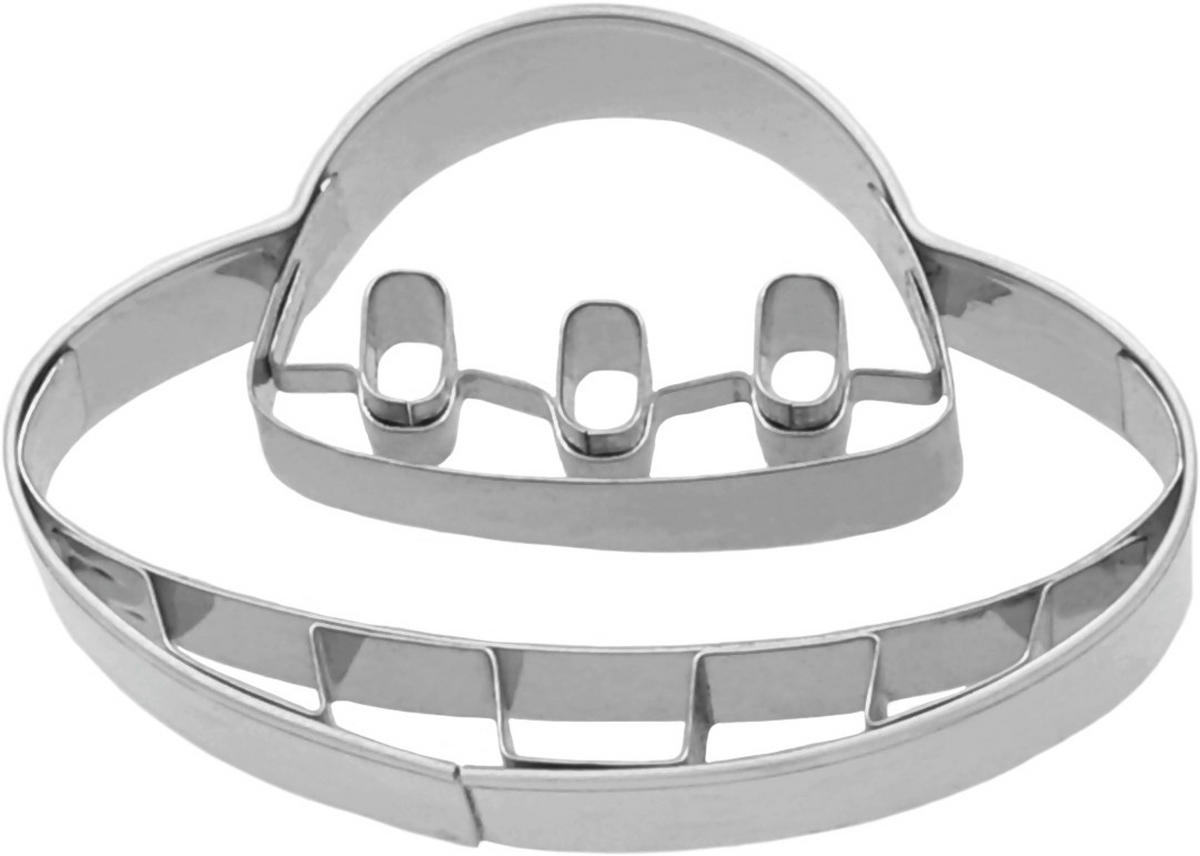 KEKSAUSSTECHFORM - Edelstahlfarben, Basics, Metall (5,5/3,5/2,2cm) - Birkmann