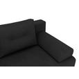 SCHLAFSOFA  in Velours Anthrazit  - Anthrazit/Schwarz, KONVENTIONELL, Textil/Metall (200/98/90cm) - Carryhome