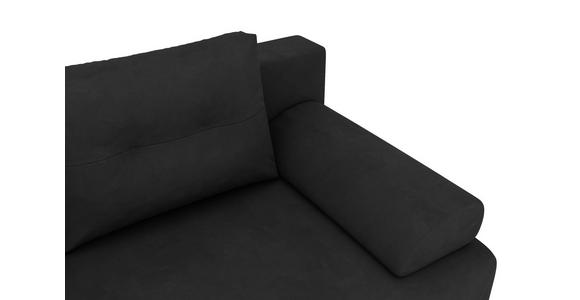 SCHLAFSOFA  in Velours Anthrazit  - Anthrazit/Schwarz, KONVENTIONELL, Textil/Metall (200/98/90cm) - Carryhome