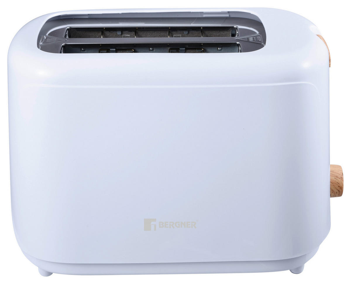 TOASTER  - Weiß, Basics, Kunststoff (18,5/29,5/16cm)