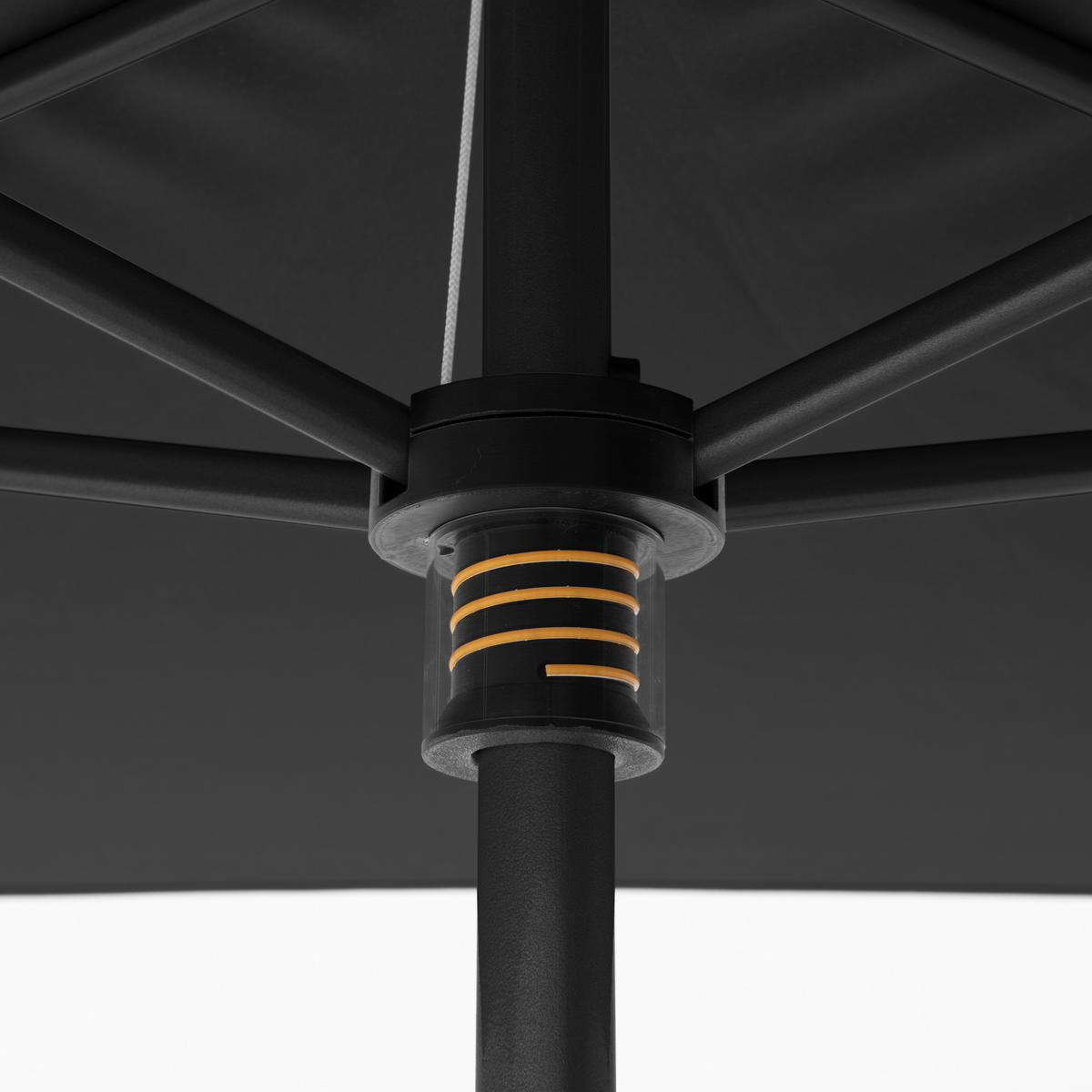 SONNENSCHIRM  230/150 cm  - Anthrazit, Design, Textil/Metall (230/150cm) - Dieter Knoll