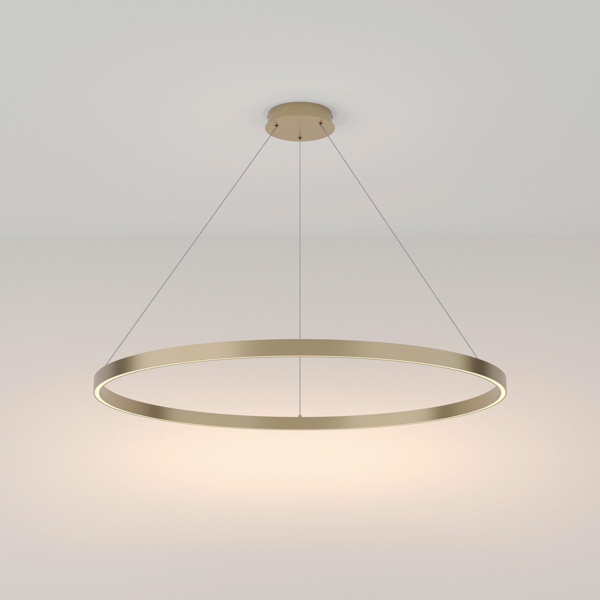 PENDELLAMPA Modern 100/3,5 cm  - mässingsfärgad, Trend, metall (100/3,5cm) - MAYTONI