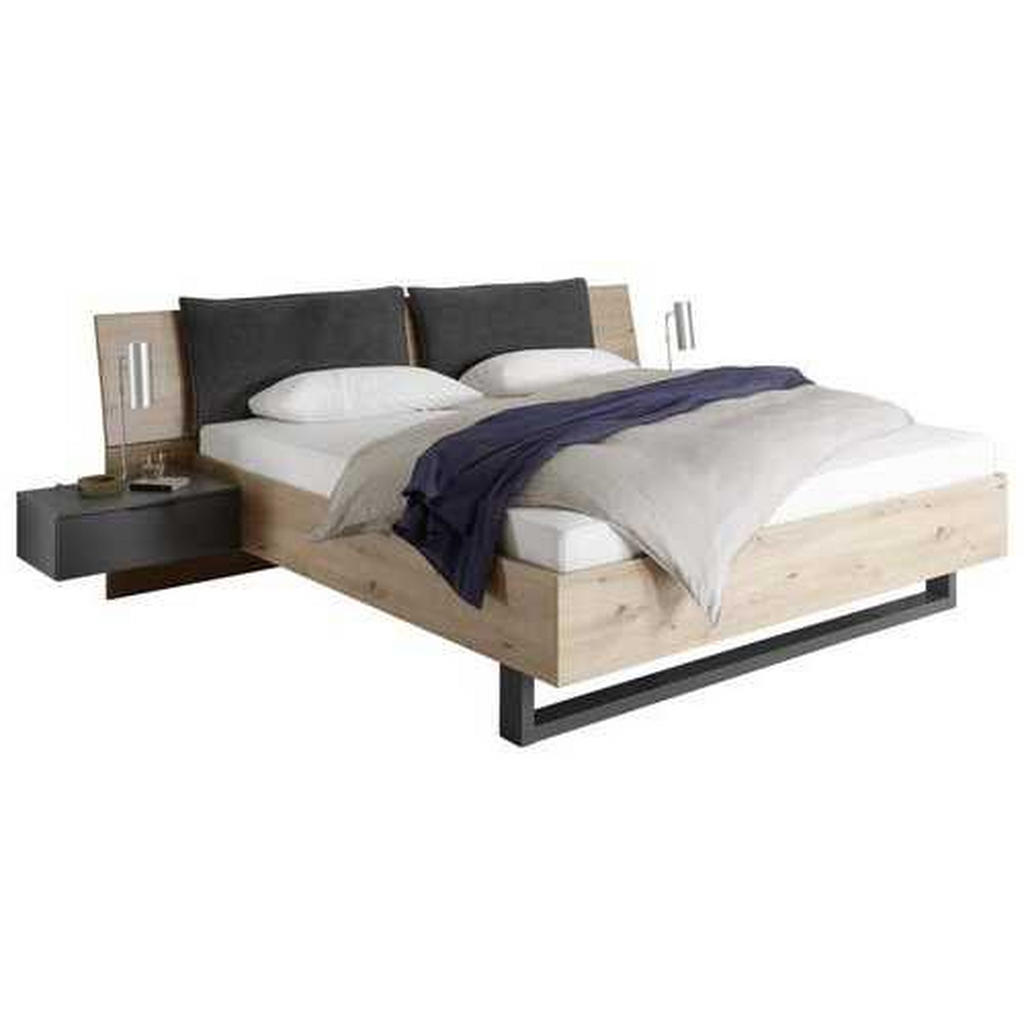 Carryhome POSTEĽ S NOČNÝMI STOLÍKMI, 180/200 cm, dub artisan