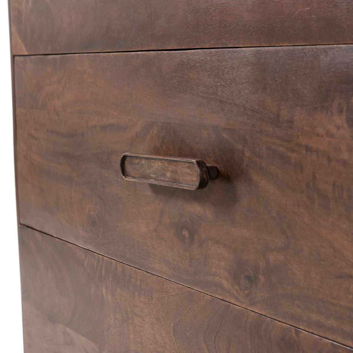 KOMMODE Liya  in 90/90/50 cm  - Dunkelbraun, Design, Holz (90/90/50cm) - Livetastic