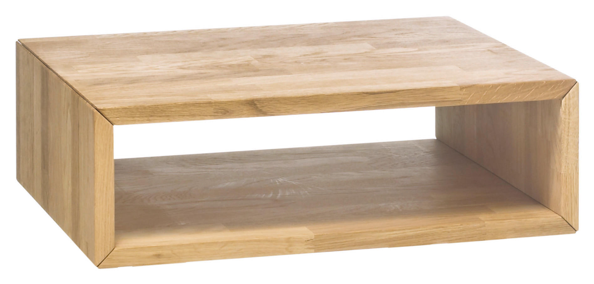 NACHTTISCH Eiche massiv Eiche Bianco  - Eiche Bianco, Natur, Holz (50/16/41cm) - Hasena