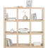 RAUMTEILER in Eichefarben - Eichefarben/Alufarben, Design, Holzwerkstoff/Kunststoff (123/124/35cm) RAUMTEILER in Eichefarben - Eichefarben/Alufarben, Design, Holzwerkstoff/Kunststoff (123/124/35cm)