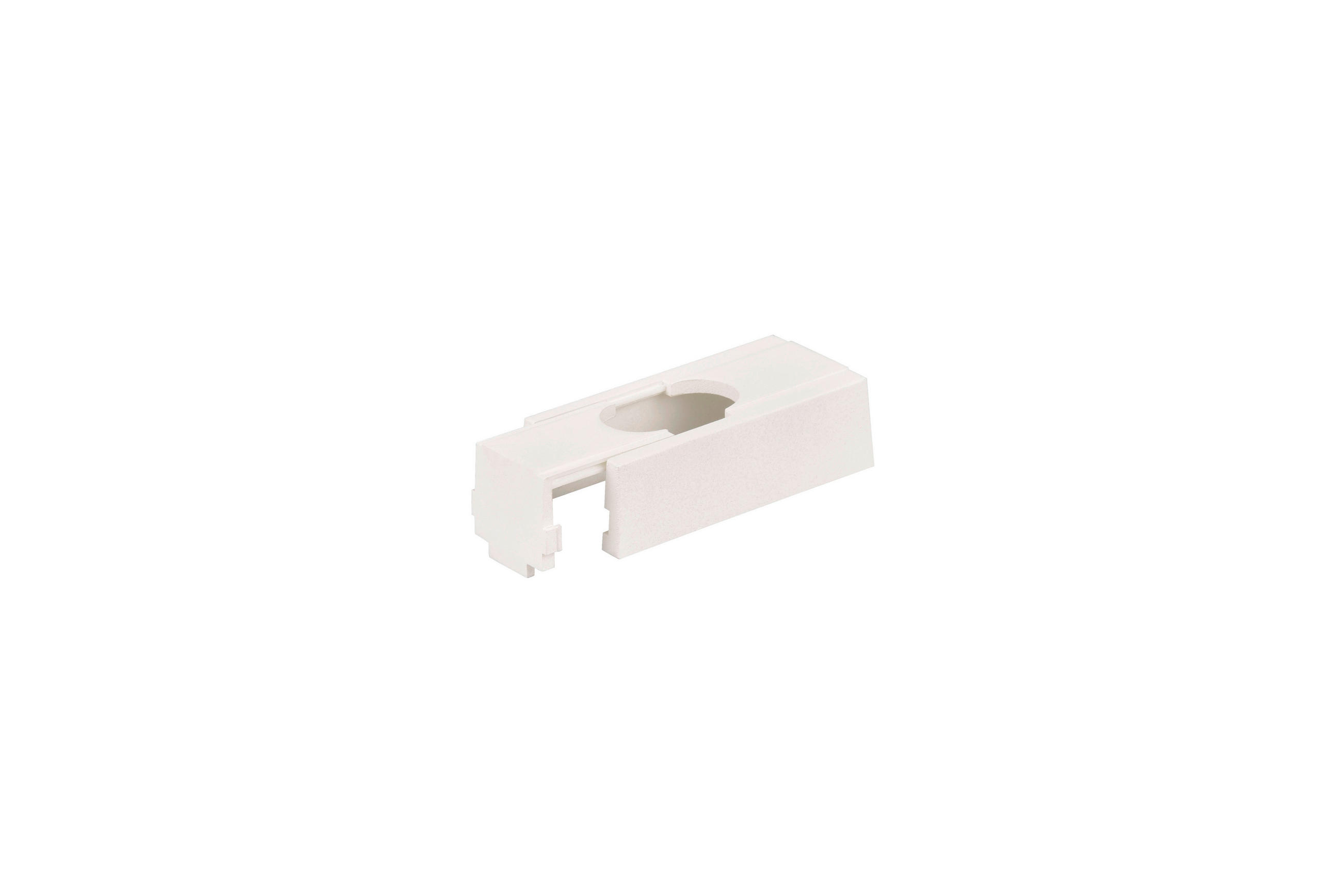 SCHIENENSYSTEM-ADAPTER Duoline 6,2/1,8/3 cm   - Weiß, KONVENTIONELL, Kunststoff (6,2/1,8/3cm) - Trio Leuchten