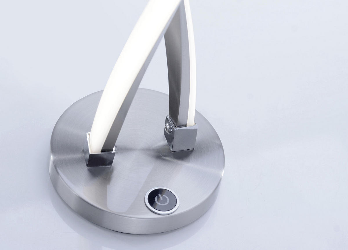 STOLNÍ LED LAMPA, dotykový stmívač, 12,5/12,5/48,5 cm - Design, kov (12,5/12,5/48,5cm)