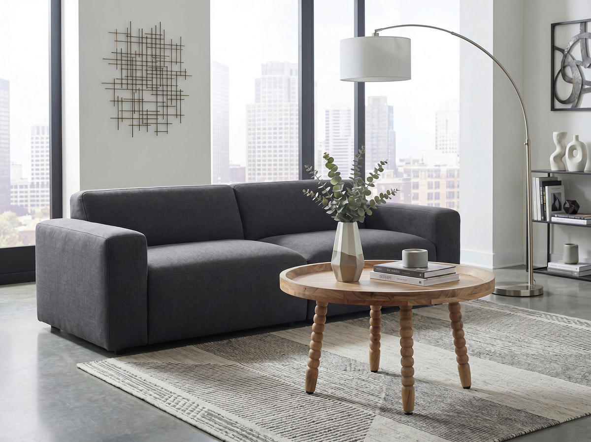 COUCHTISCH in Holz 60/60/40 cm  - Akaziefarben, Design, Holz (60/60/40cm) - Livetastic