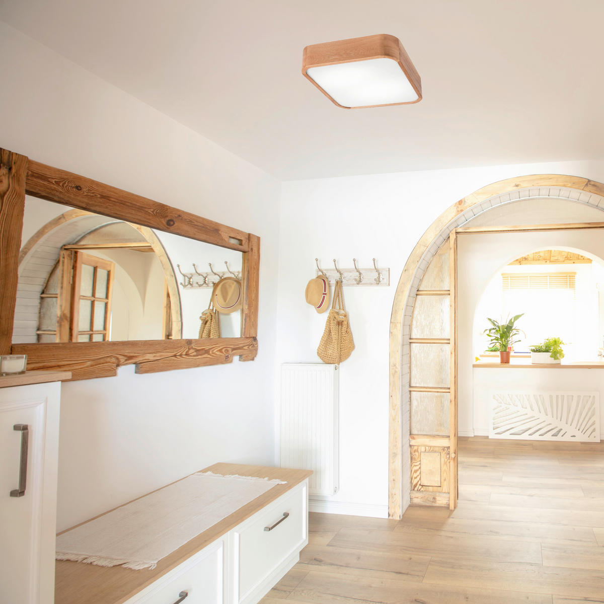 DECKENLEUCHTE  35/8 cm    - Honigeiche, Natur, Holz (35/8cm)