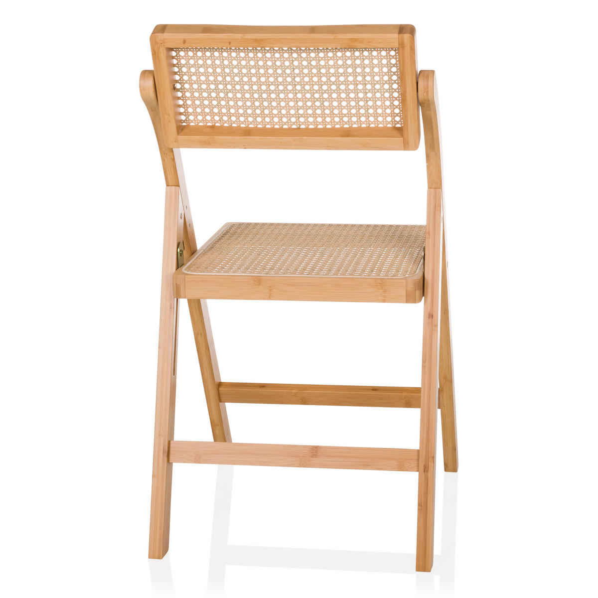 KLAPPSTUHL Bambus, Rattan Braun  - Braun, MODERN, Holz (45,5/83,5/45cm) - Gardenson