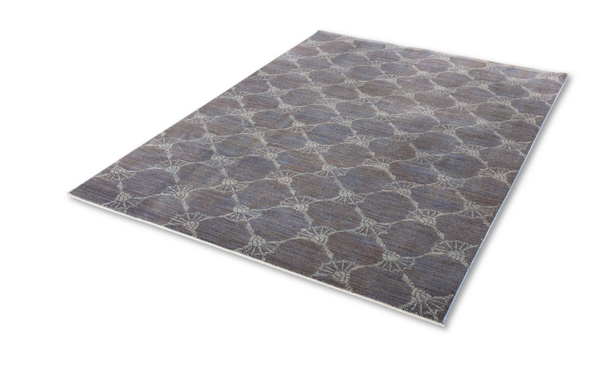 WEBTEPPICH 170/240 cm Cornflower Gleam  - Graublau, Basics, Kunststoff/Textil (170/240cm) - Joop!