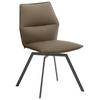 STUHL Anthrazit, Fango  - Fango/Anthrazit, Design, Textil/Metall (49/86/60cm) - Venjakob