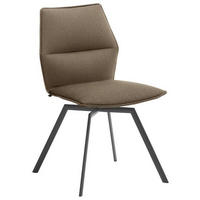 STUHL Anthrazit, Fango  - Fango/Anthrazit, Design, Textil/Metall (49/86/60cm) - Venjakob