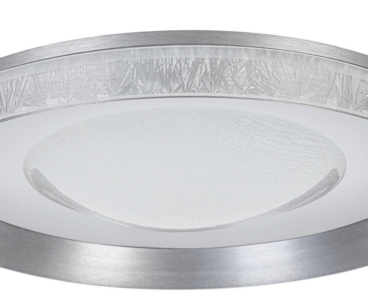 LED-DECKENLEUCHTE 24 W  40/9 cm    - Weiss/Dunkelgrau, Design, Kunststoff/Metall (40/9cm) - Novel