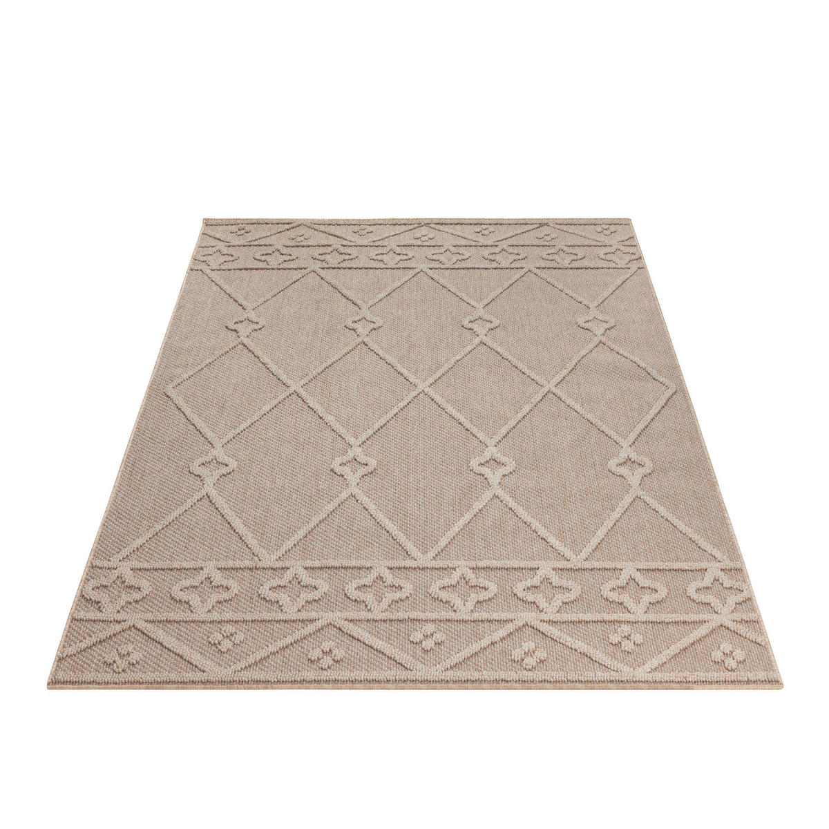 OUTDOORTEPPICH 120/170 cm Patara Beige  - Beige, Design, Textil (120/170cm) - Novel