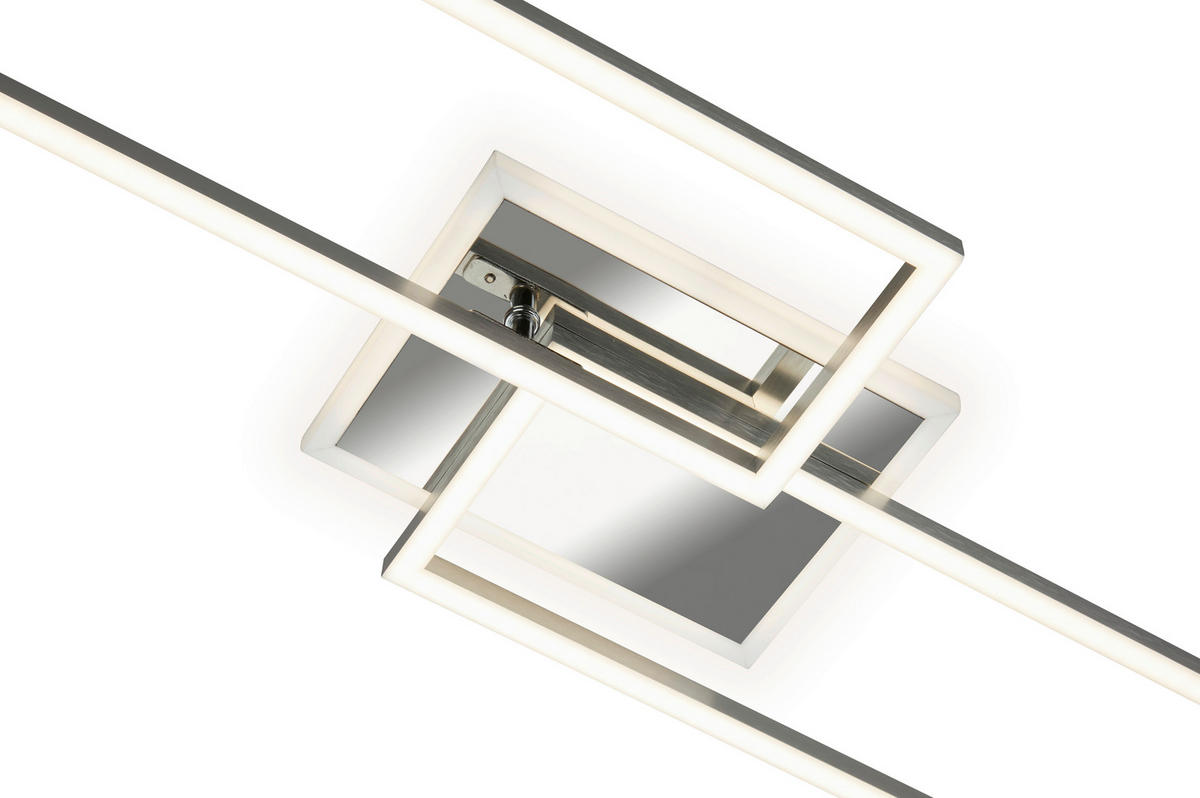 LED PLAFONJERA  - crna, Dizajnerski, metal/plastika (110/24,8/8cm)