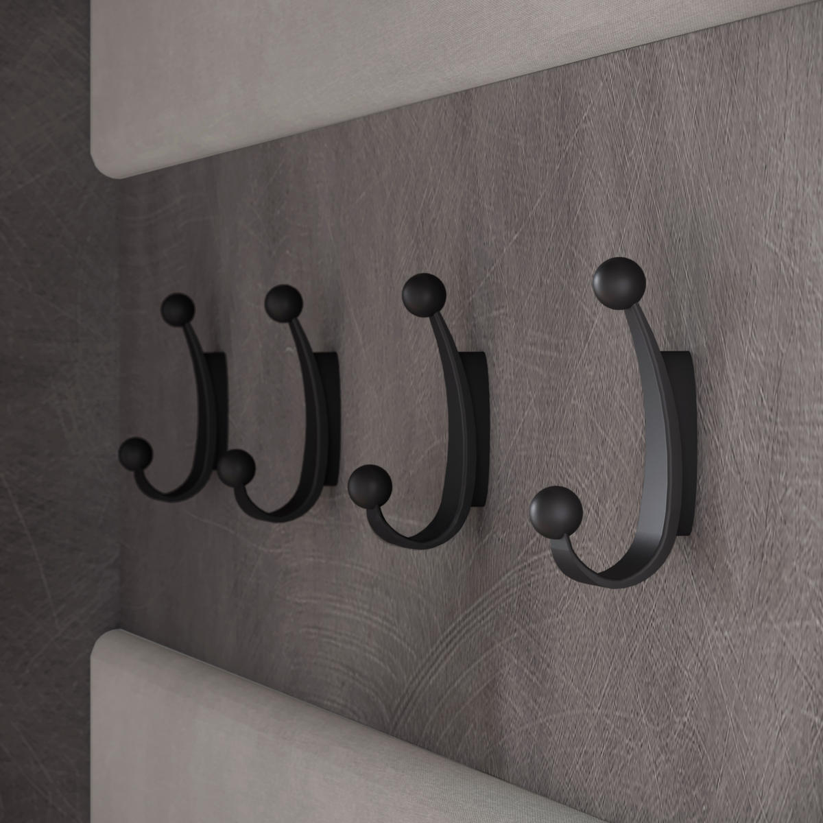 HALLMÖBEL  i 115/231,9/37,5 cm  - kastanjeekfärgad/antracit, Design, trämaterial (115/231,9/37,5cm) - Livetastic