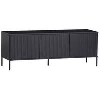 LOWBOARD  in 150/56/44 cm  - Schwarz, Design, Holz/Holzwerkstoff (150/56/44cm) - Ambia Home