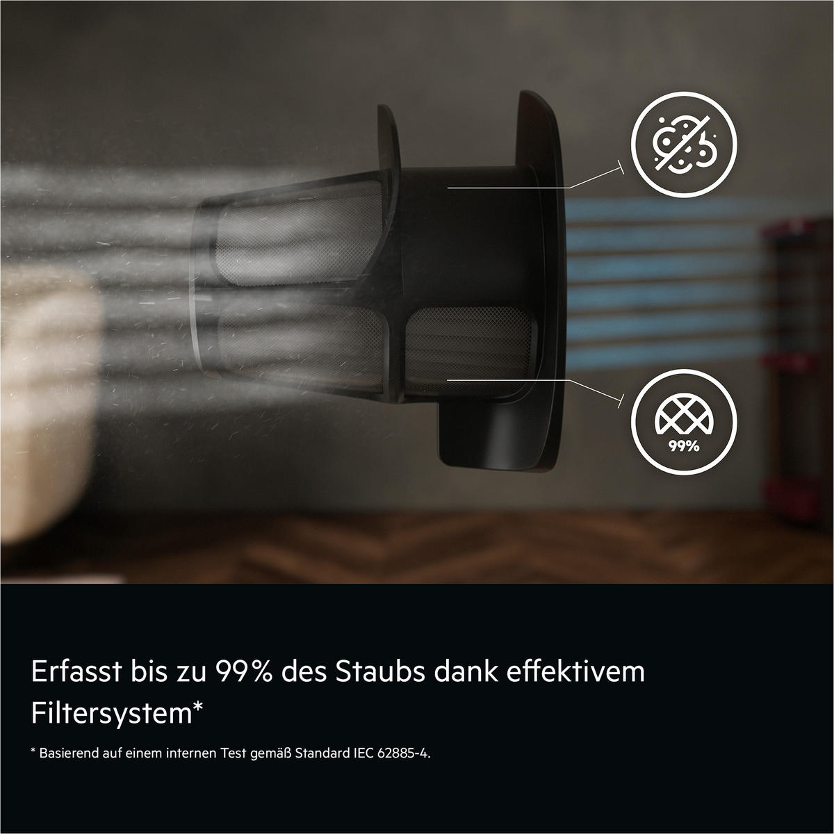 AKKU-HANDSTAUBSAUGER  - Schwarz, Basics, Kunststoff (26,5/107/15,5cm) - AEG