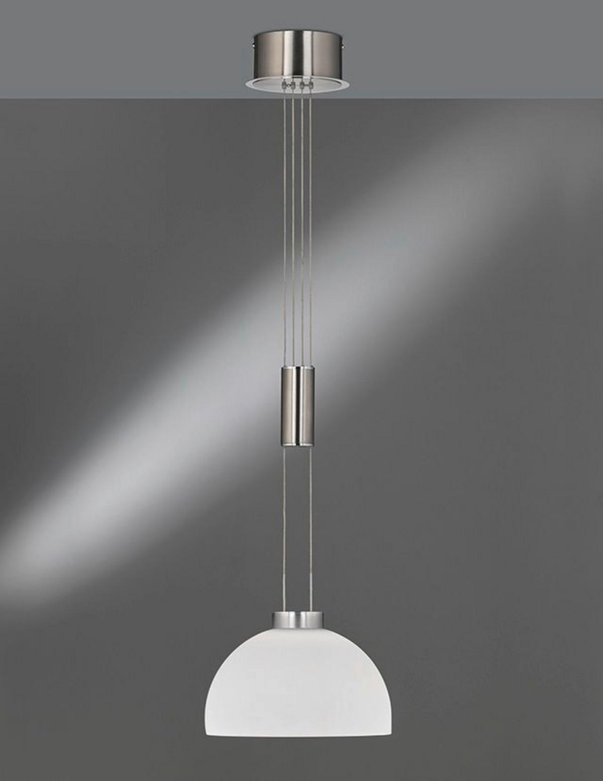 LED-HÄNGELEUCHTE 25/100 cm    - Opal, Design, Glas (25/100cm)