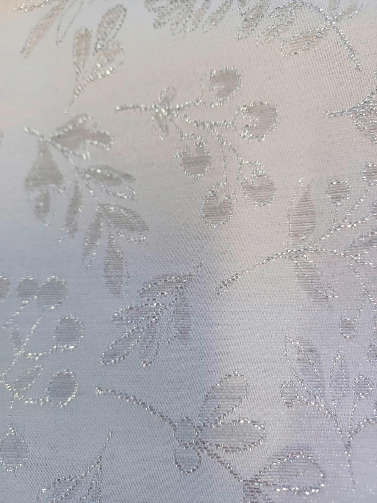 ASZTALTERÍTŐ   - ezüstszínű, Basics, textil (90/90cm)