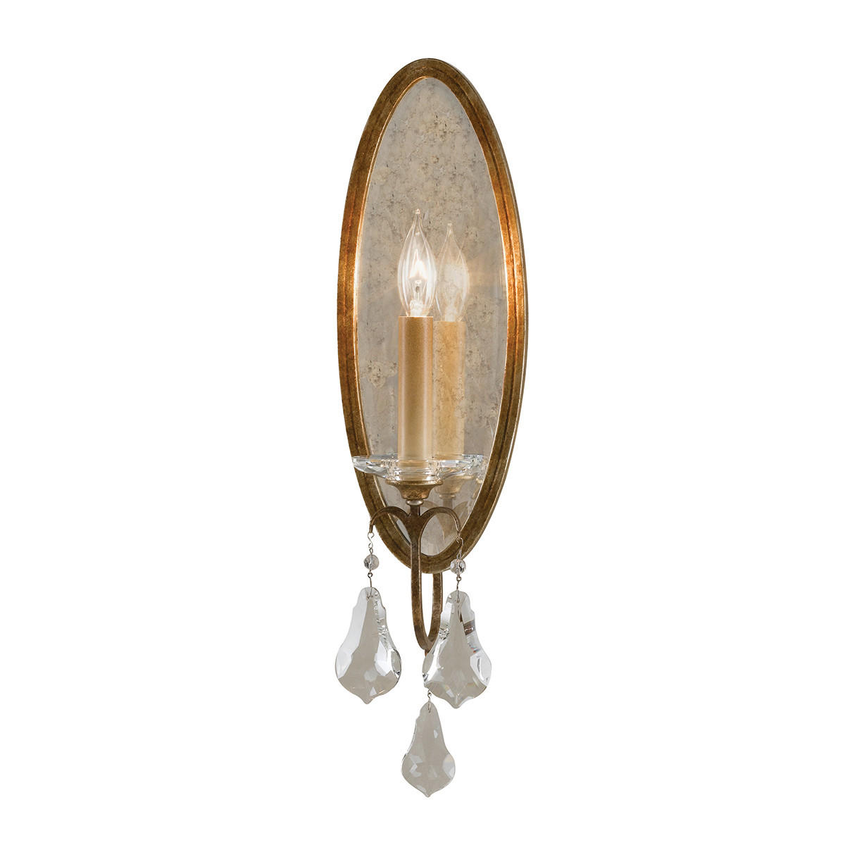 WANDLEUCHTE 12,7/12,4/48,1 cm   - Bronzefarben, KONVENTIONELL, Metall (12,7/12,4/48,1cm) - Elstead Lighting