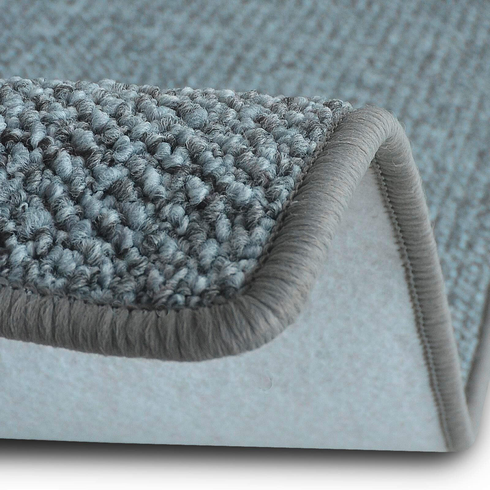 Thumbnail - Novel Läufer Carlton, Grau, Textil, Uni, rechteckig, 80x450 cm, pflegeleicht, Teppiche & Böden, Teppiche, Teppichläufer