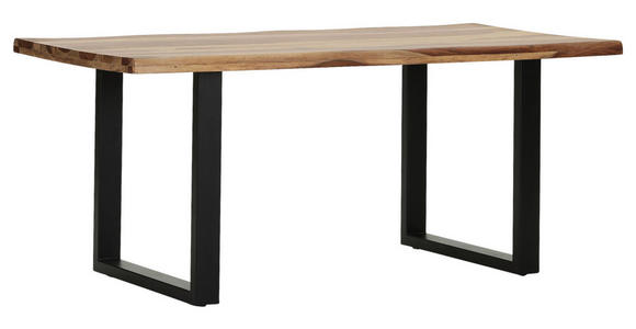 TISCHPLATTE      - Sheeshamfarben, Design, Holz (180/90/5cm) - Landscape