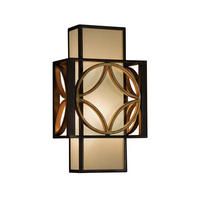 WANDLEUCHTE - Goldfarben/Bronzefarben, Lifestyle, Metall (20.5/34.3/10.2cm) - Elstead Lighting