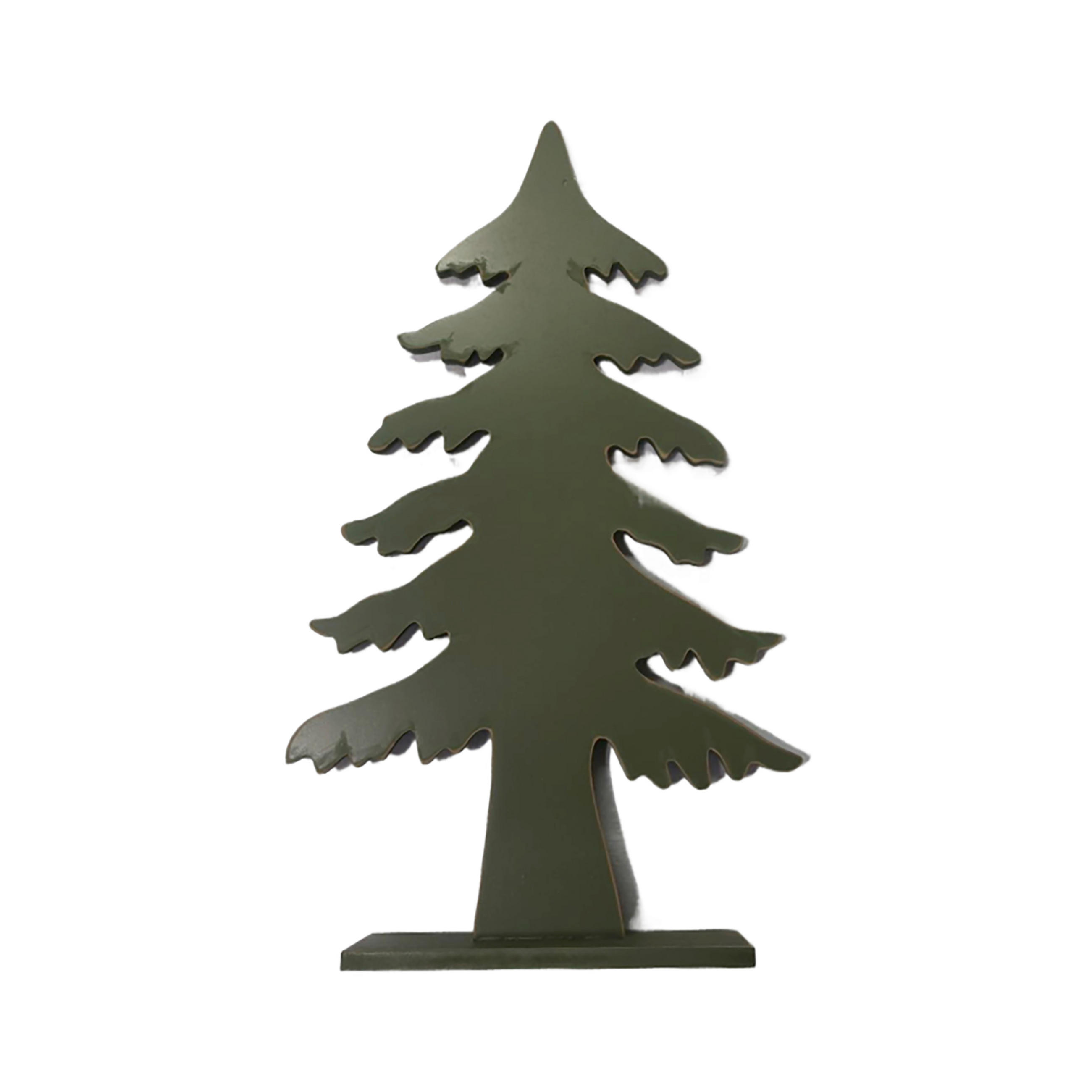 DEKOBAUM  - Grün, LIFESTYLE, Holzwerkstoff (30/61/8cm) - X-Mas