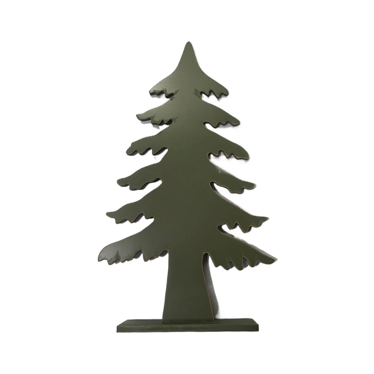 DEKOBAUM  - Grün, LIFESTYLE, Holzwerkstoff (30/61/8cm) - X-Mas