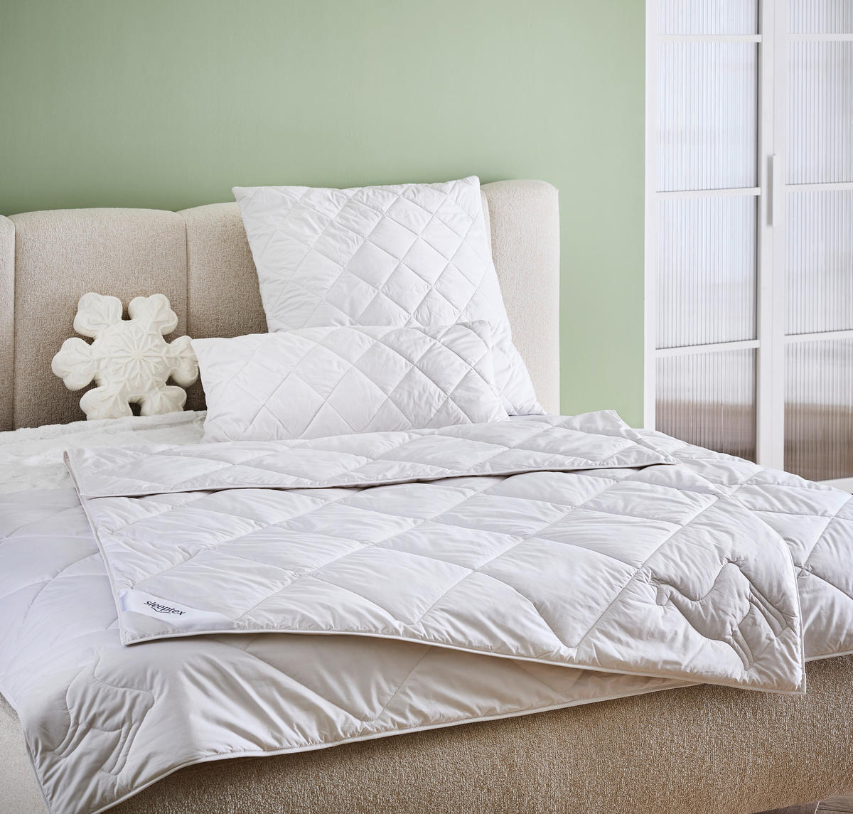 GANZJAHRESDECKE  Pasco  135/200 cm   - Weiß, Basics, Textil (135/200cm) - Sleeptex