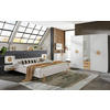 SIDEBOARD  in 130/83/41 cm  - Eichefarben/Schwarz, Design, Holzwerkstoff/Kunststoff (130/83/41cm) - MID.YOU