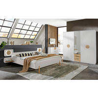 SIDEBOARD  in 130/83/41 cm  - Eichefarben/Schwarz, Design, Holzwerkstoff/Kunststoff (130/83/41cm) - MID.YOU