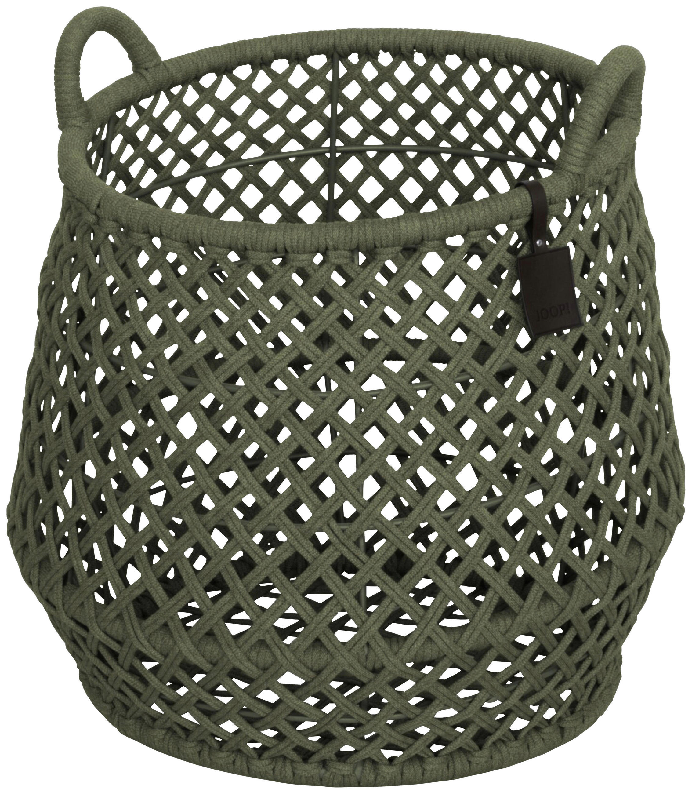 DEKOKORB  - Olivgrün/Grün, Basics, Textil/Metall (46-54,5/55/46-54,5cm) - Joop!
