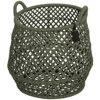 DEKOKORB  - Olivgrün/Grün, Basics, Textil/Metall (46-54,5/55/46-54,5cm) - Joop!