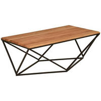 COUCHTISCH in Holz, Metall 110/60/40 cm  - Wildeiche/Schwarz, Trend, Holz/Metall (110/60/40cm) - Boxxx