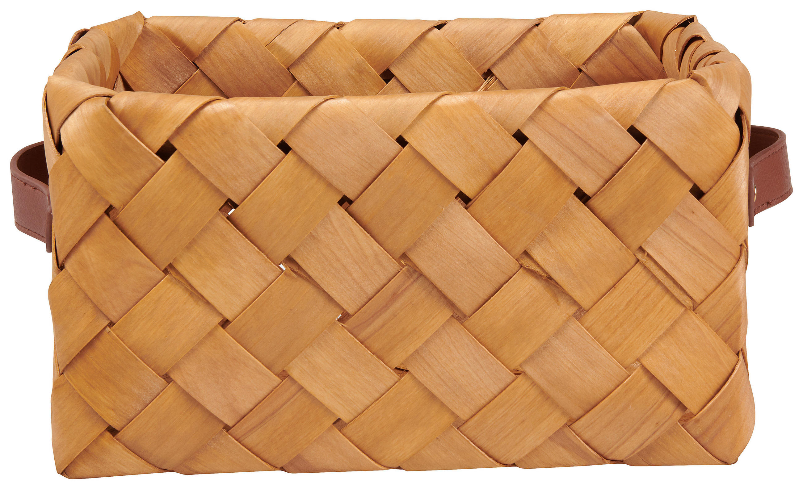 REGALKORB 29,5/24/17 cm  - Braun, Natur, Holz/Kunststoff (29,5/24/17cm) - Ambia Home