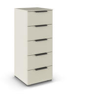 KOMMODE  in 40/100/42 cm  - Champagner/Graphitfarben, Trend, Holzwerkstoff/Metall (40/100/42cm) - Novel