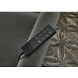 RELAXSESSEL in Leder Anthrazit  - Anthrazit/Schwarz, Design, Leder/Metall (76/110/86cm) - Dieter Knoll