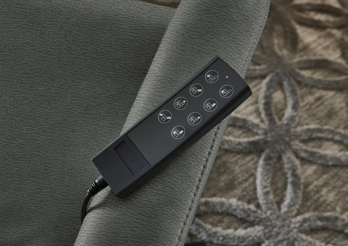 RELAXSESSEL in Leder Anthrazit  - Anthrazit/Schwarz, Design, Leder/Metall (76/110/86cm) - Dieter Knoll