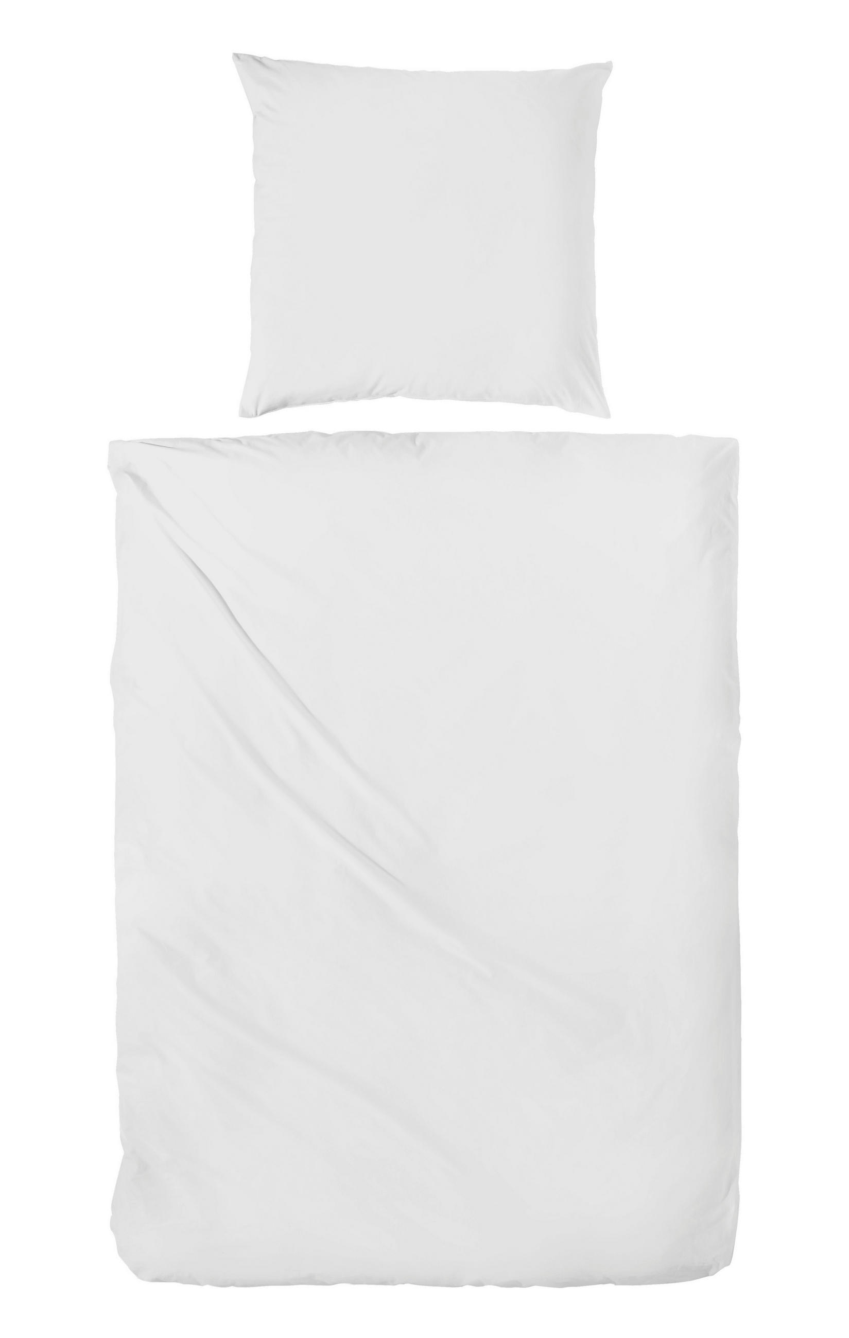 BETTWÄSCHE Renforcé 135/200 cm  - Weiß, Basics, Textil (135/200cm)