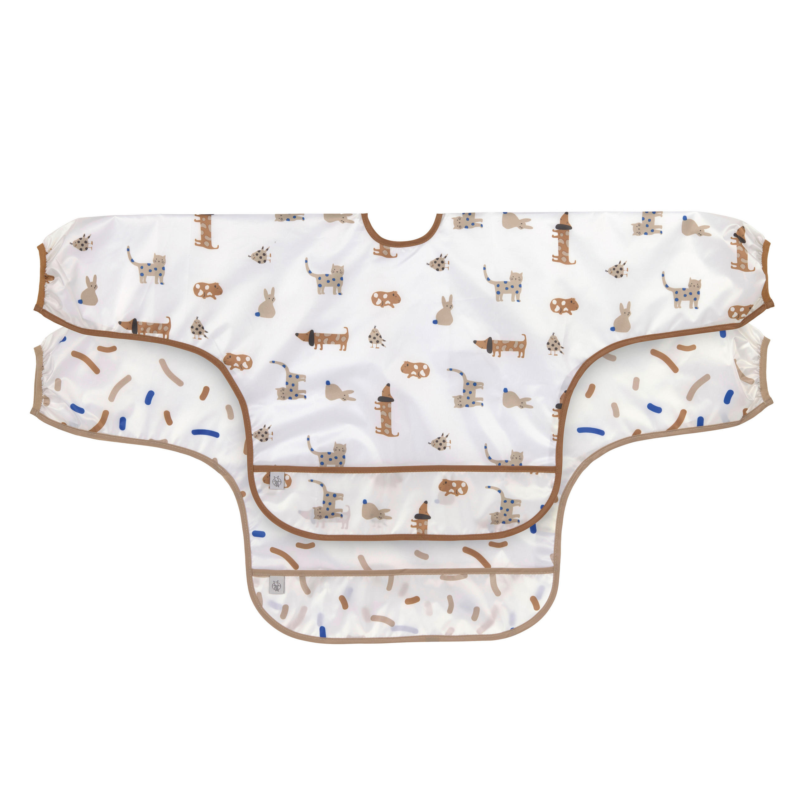 ÄRMELLÄTZCHEN - Blau/Transparent, Basics, Textil (80/0,3/36cm) - Lässig