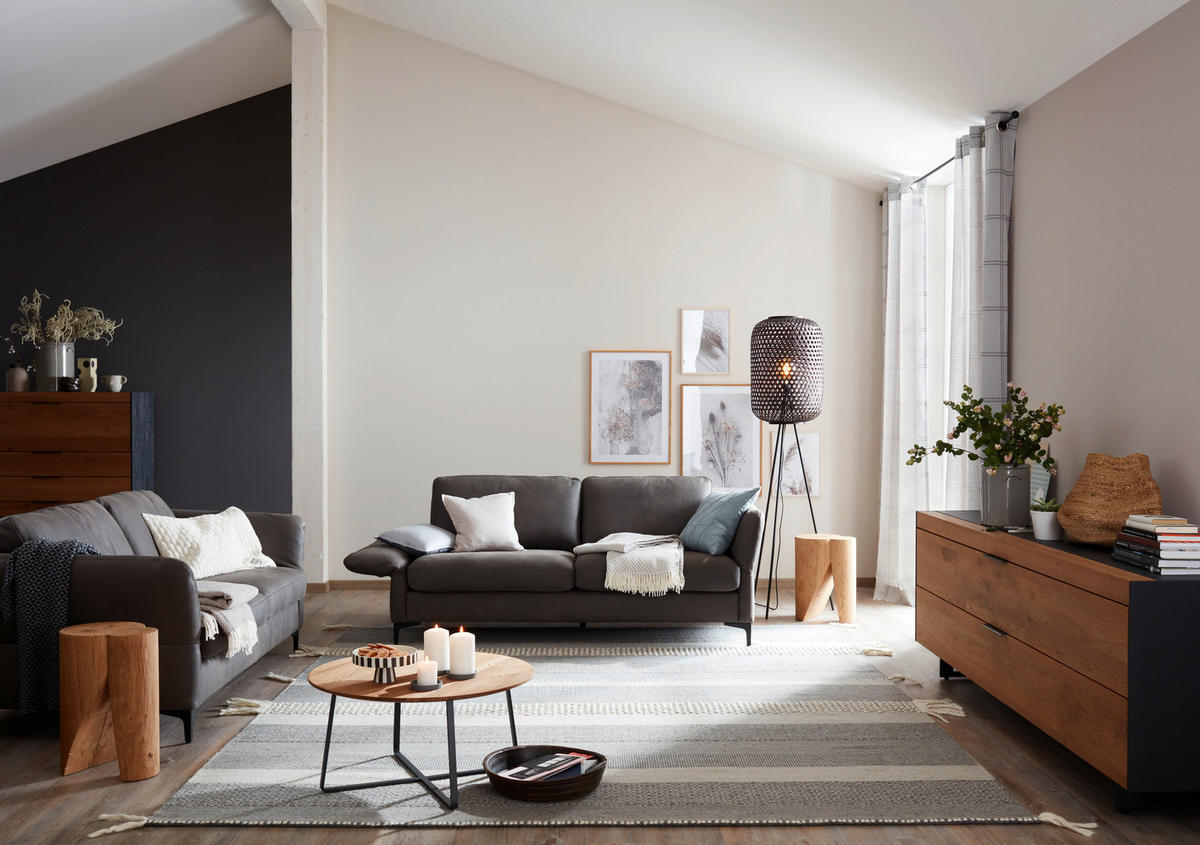 HANDWEBTEPPICH 140/200 cm Botana Grau, Beige  - Beige/Grau, KONVENTIONELL, Textil (140/200cm) - Schöner Wohnen